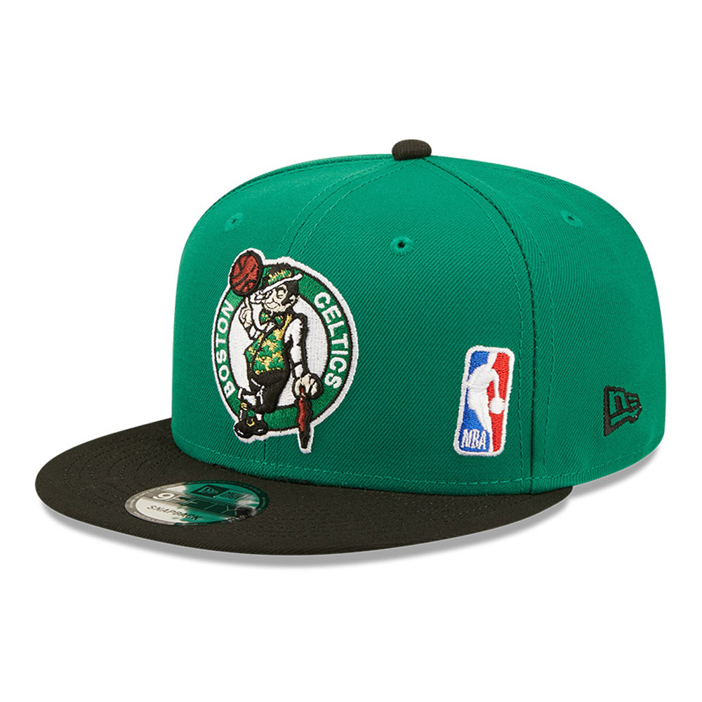 Cappellino 9FIFTY Snapback Boston Celtics NBA Black Letter Arch Verde