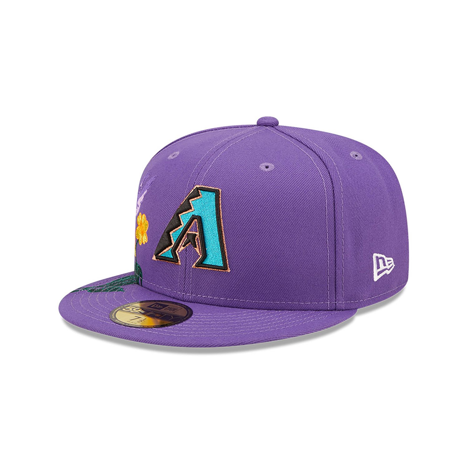 Arizona Diamondbacks MLB Blooming Purple 59FIFTY Fitted Cap
