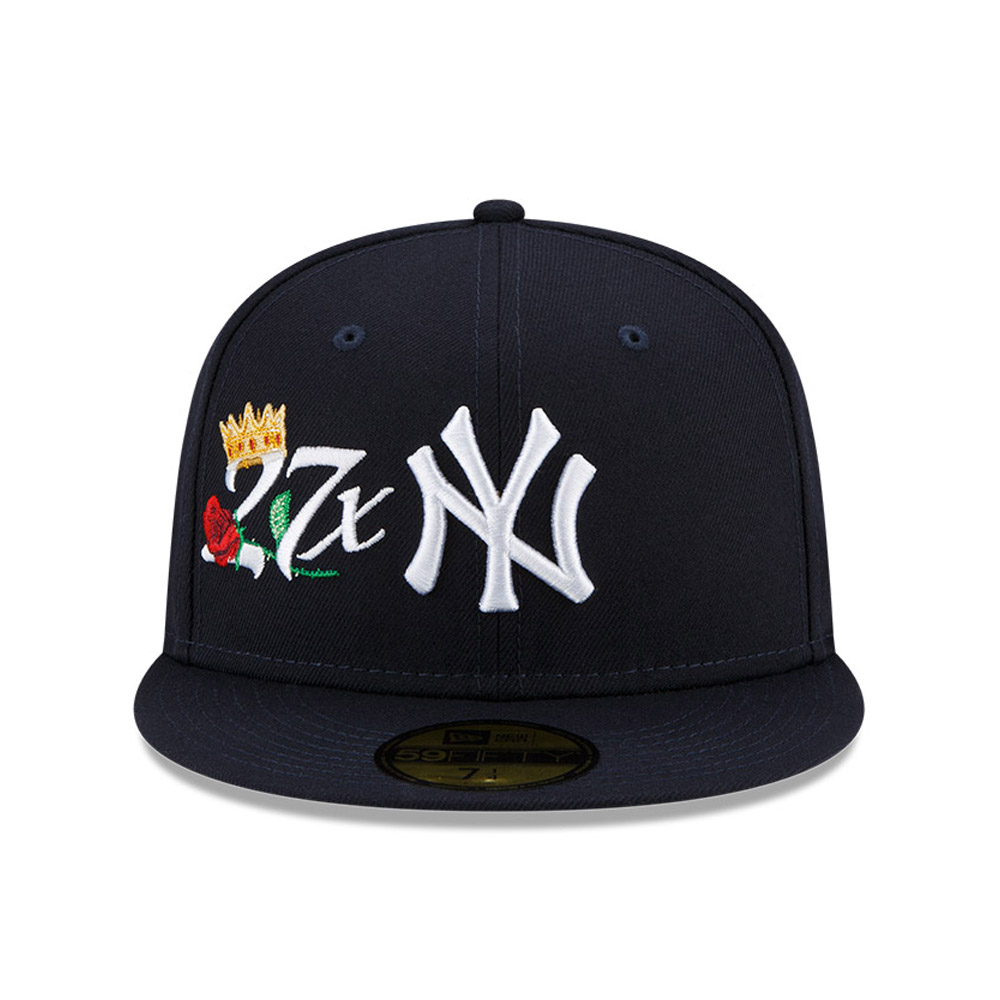 Cappellino 59FIFTY Fitted New York Yankees MLB Crown Champs Blu Navy