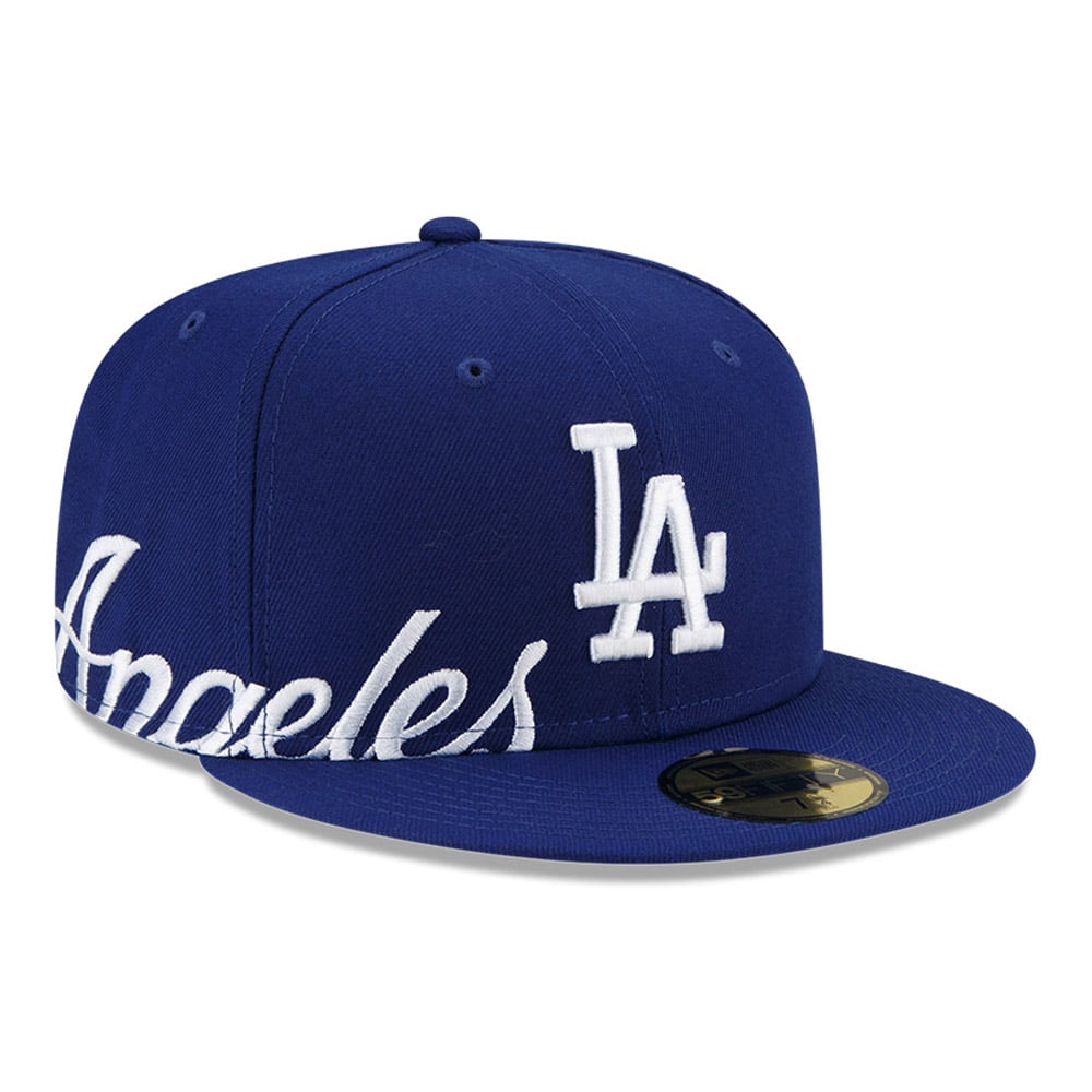 LA Dodgers MLB Side Split Blue 59FIFTY Fitted Cap