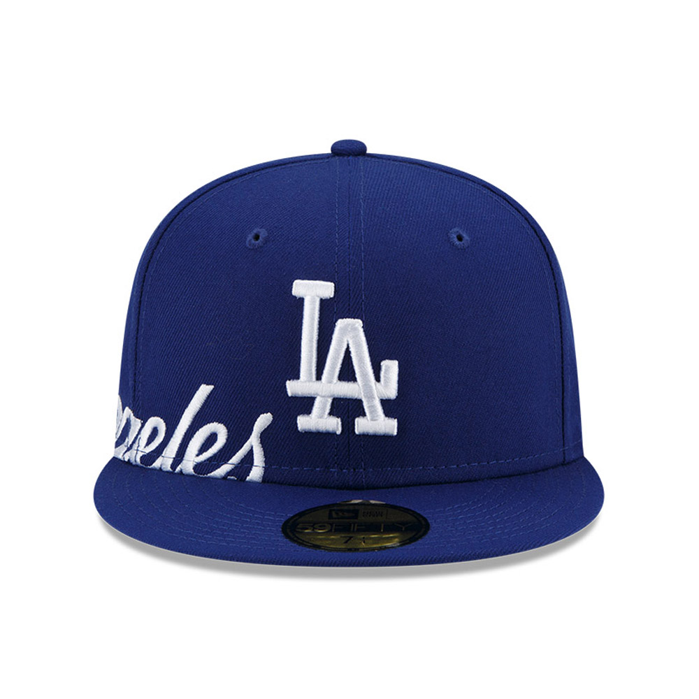 LA Dodgers MLB Side Split Blue 59FIFTY Fitted Cap