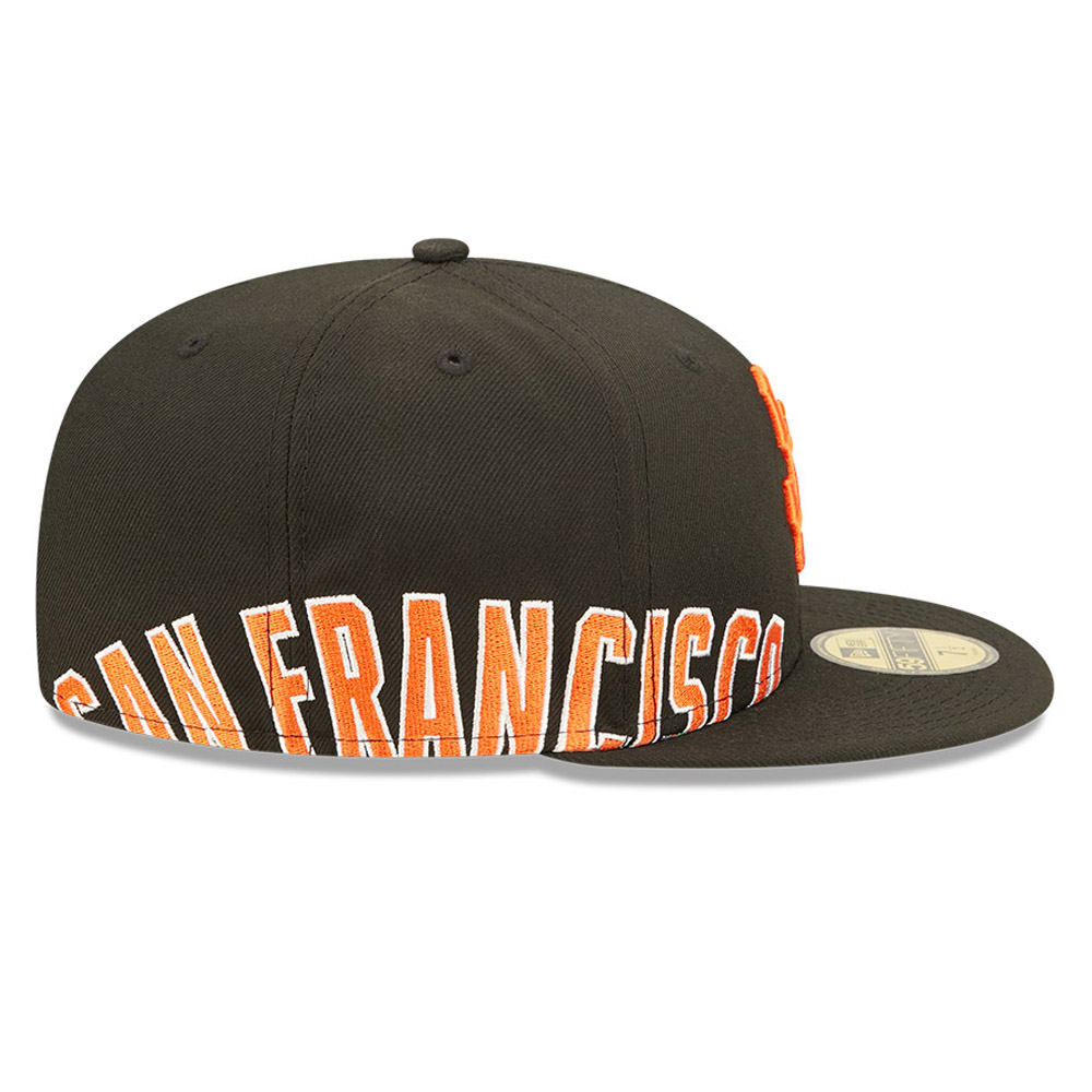 San Francisco Giants MLB Side Split Black 59FIFTY Fitted Cap