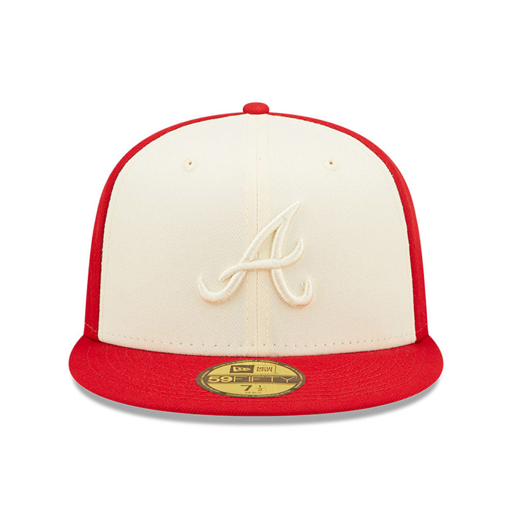 Atlanta Braves MLB 2-Tone Red 59FIFTY Fitted Cap