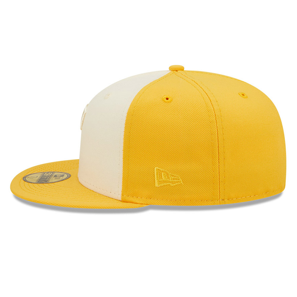 Los Angeles Lakers New Era NBA Tonal 2-Tone 59FIFTY Fitted Hat - Yello