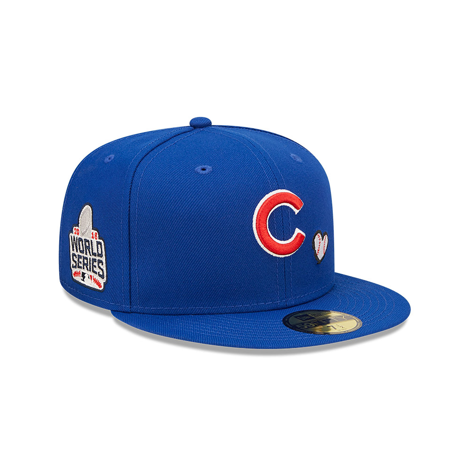 Cappellino 59FIFTY Fitted Chicago Cubs MLB Team Heart Blu