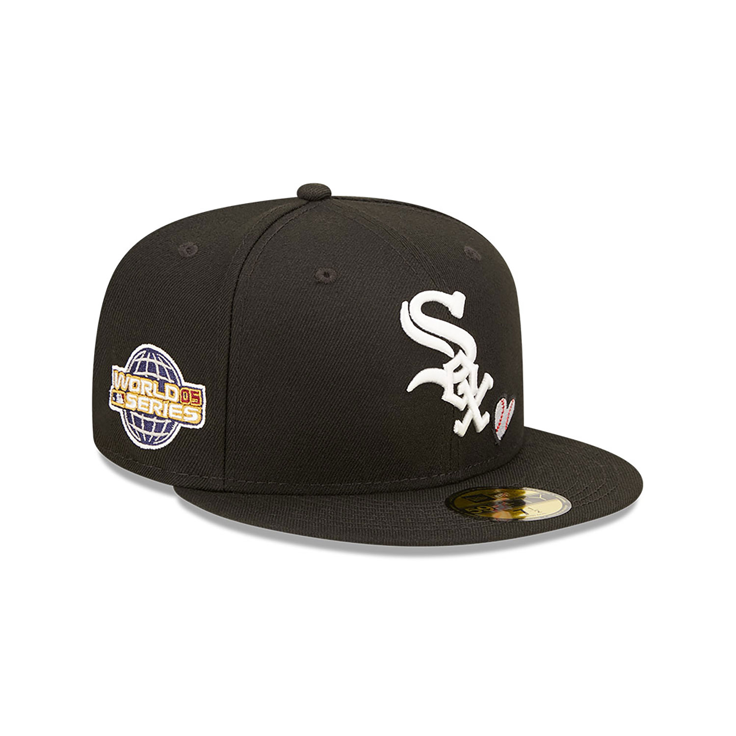Official New Era Chicago White Sox MLB Team Heart OTC 59FIFTY Fitted