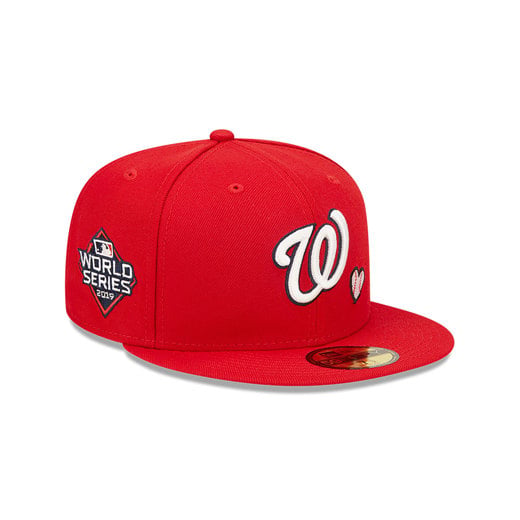Gorra oficial New Era Washington Nationals MLB Team Heart 59FIFTY Fitted