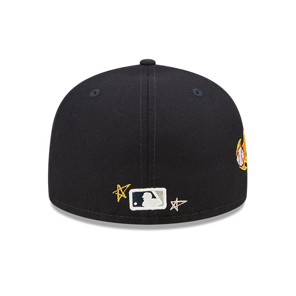 New York Yankees MLB Scribble Navy 59FIFTY Cap
