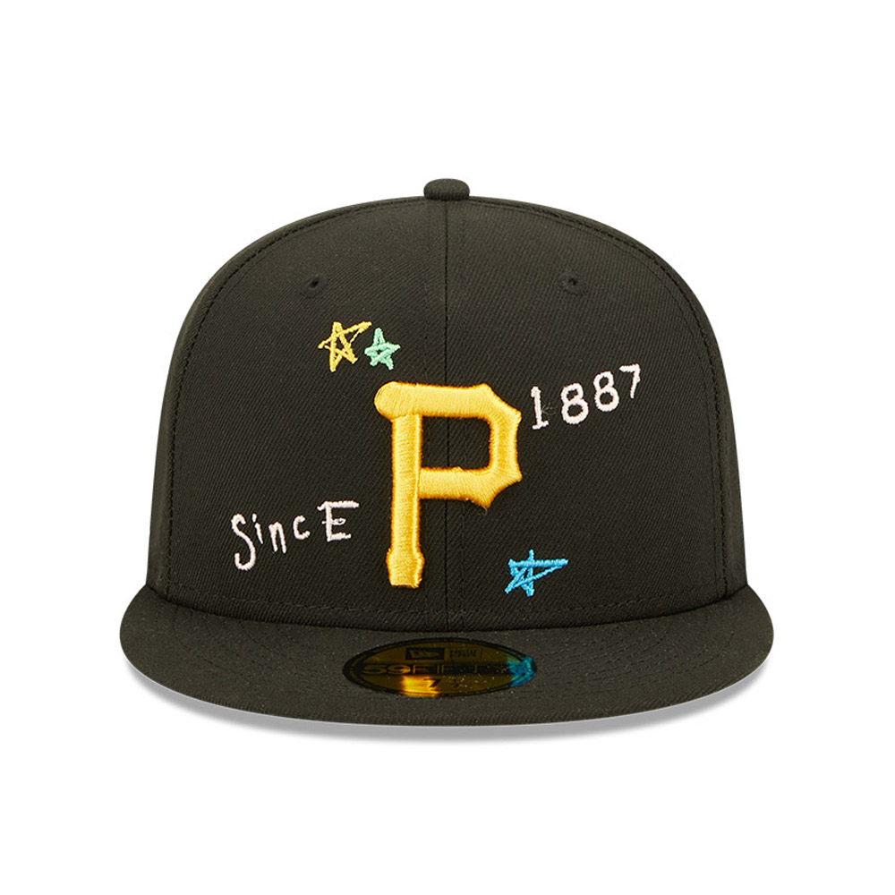 Gorra oficial New Era Pittsburgh Pirates MLB Scribble Black 59FIFTY