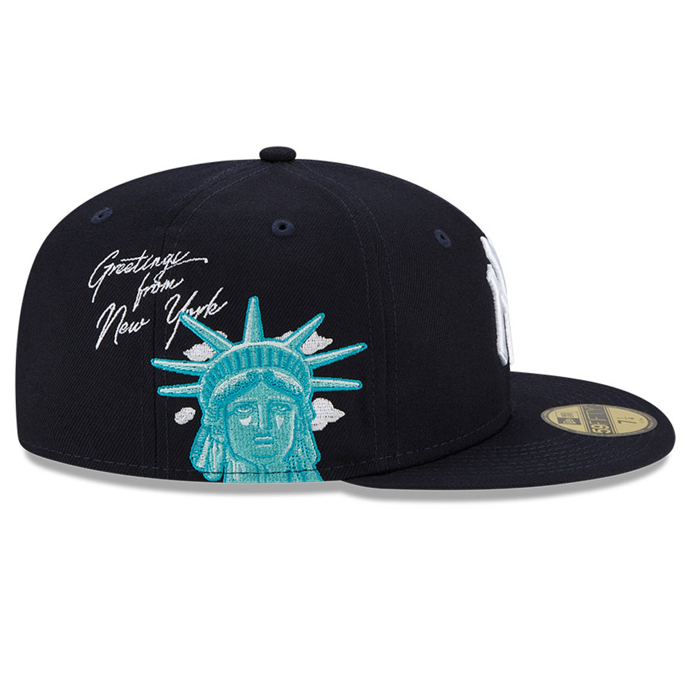 New York Yankees MLB Cloud Navy 59FIFTY Fitted Cap
