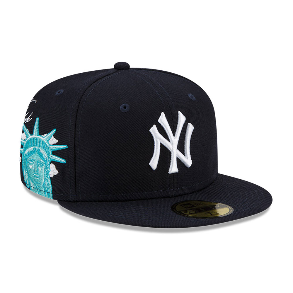 New York Yankees MLB Cloud Navy 59FIFTY Fitted Cap