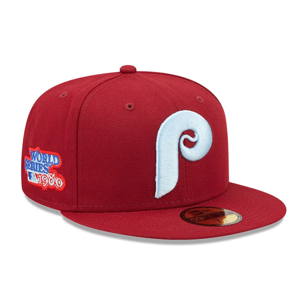 Philadelphia Phillies MLB Cloud Dark Red 59FIFTY Fitted Cap