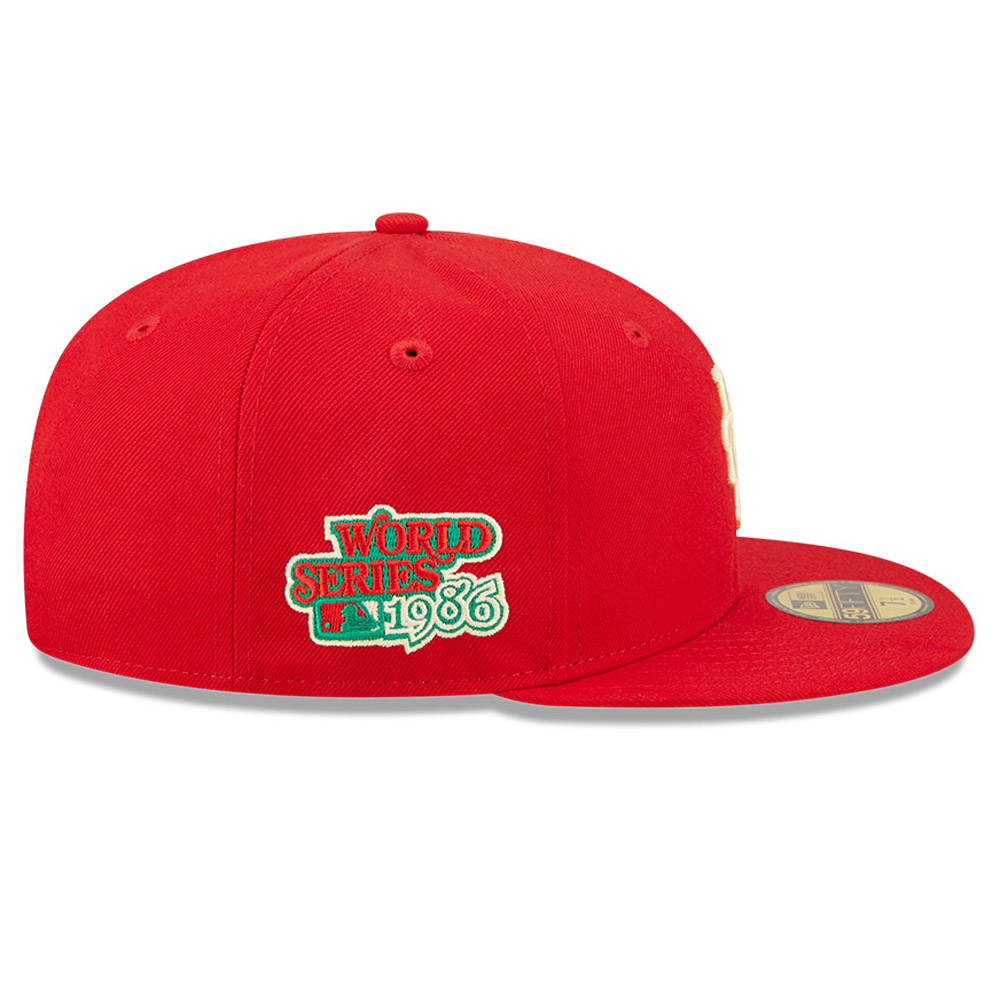 New York Mets MLB State Fruit Red 59FIFTY Fitted Cap