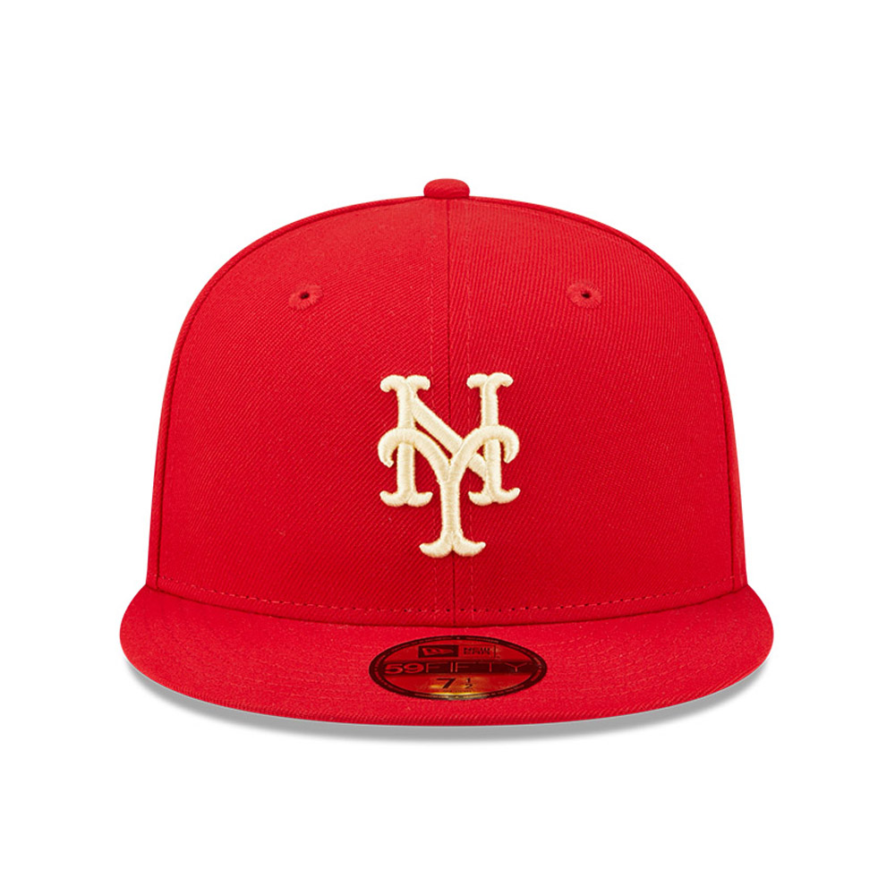 New York Mets MLB State Fruit Red 59FIFTY Fitted Cap
