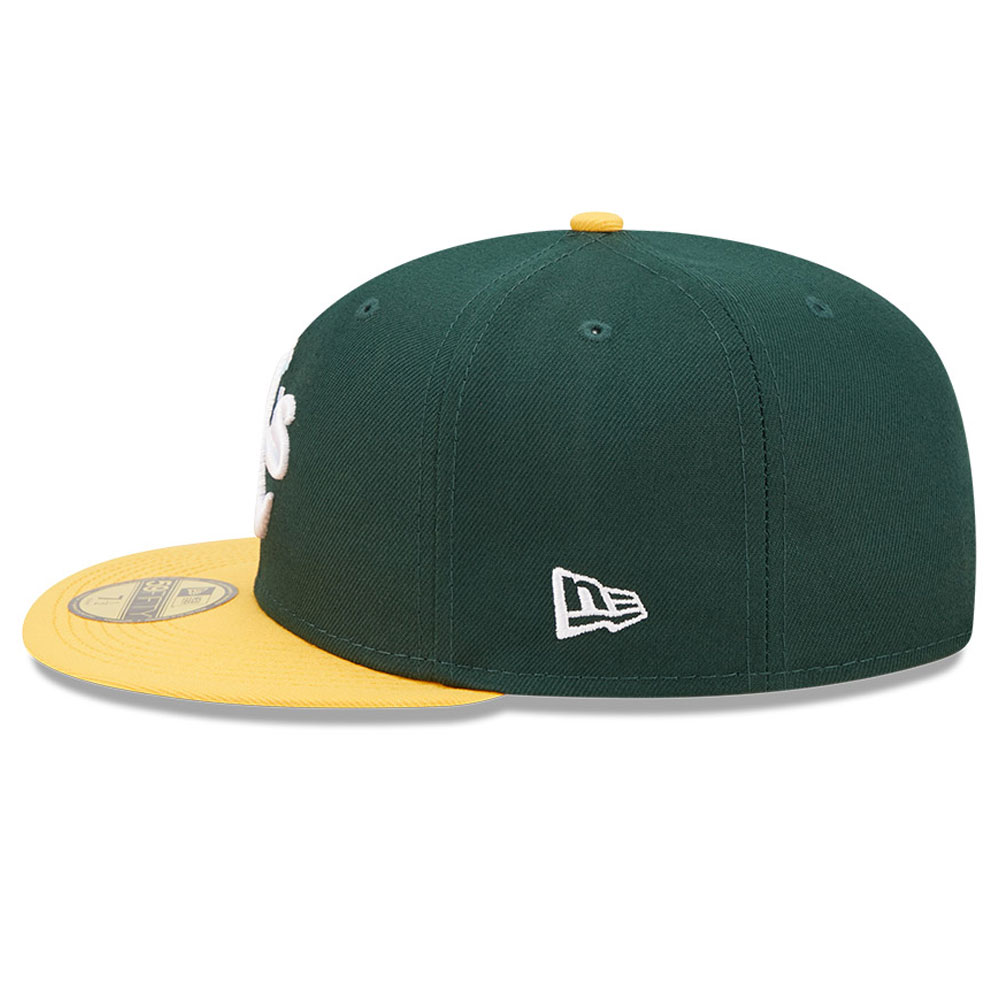 Oakland Athletics Comic Cloud Dark Green 59FIFTY Fitted Cap