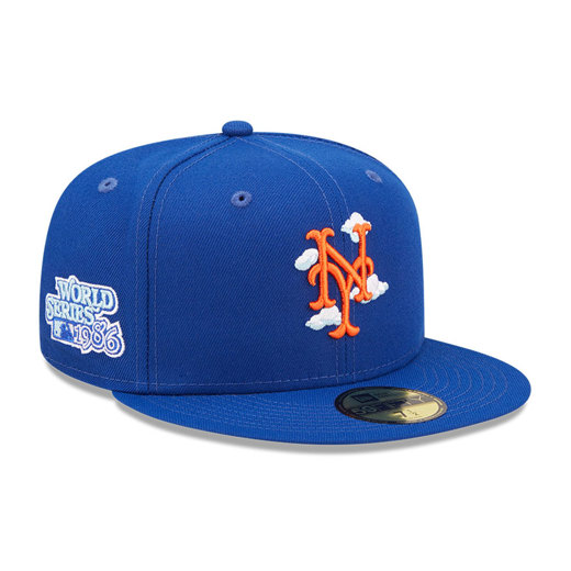 Blaue New York Mets Comic Cloud 59FIFTY Fitted Cap
