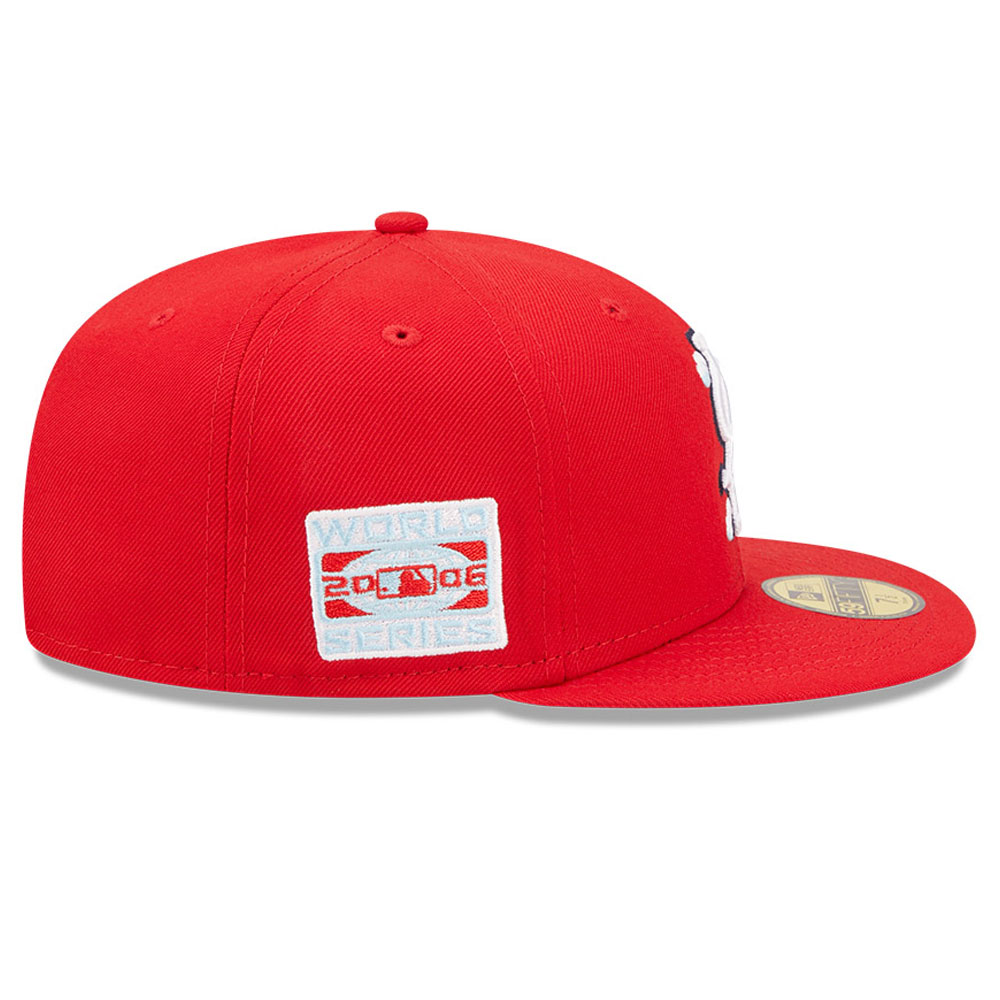 St. Louis Cardinals Comic Cloud Red 59FIFTY Fitted Cap