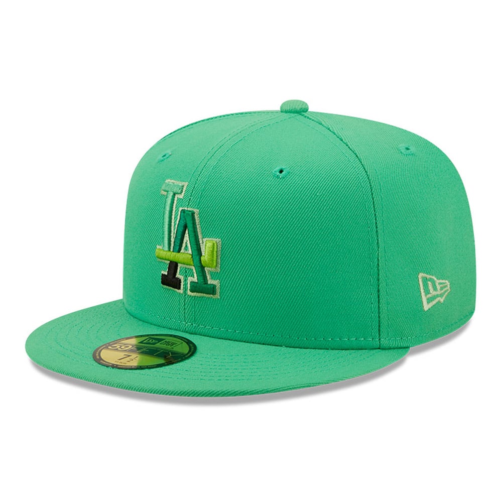 LA Dodgers MLB Snakeskin Green 59FIFTY Fitted Cap