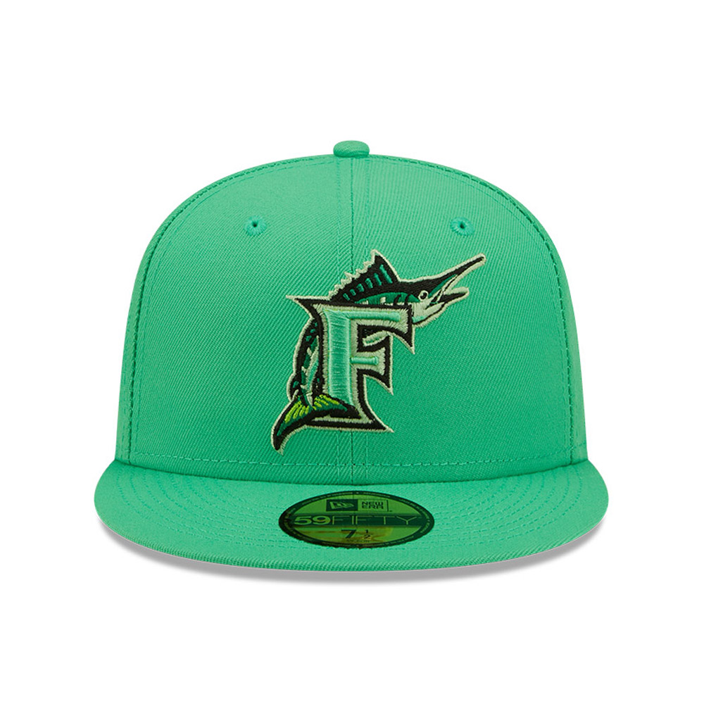 Miami Marlins MLB Snakeskin Green 59FIFTY Cap