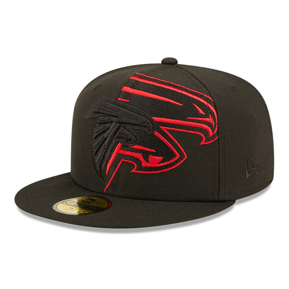 El logotipo de atlanta falcons nfl presenta una gorra negra 59FIFTY