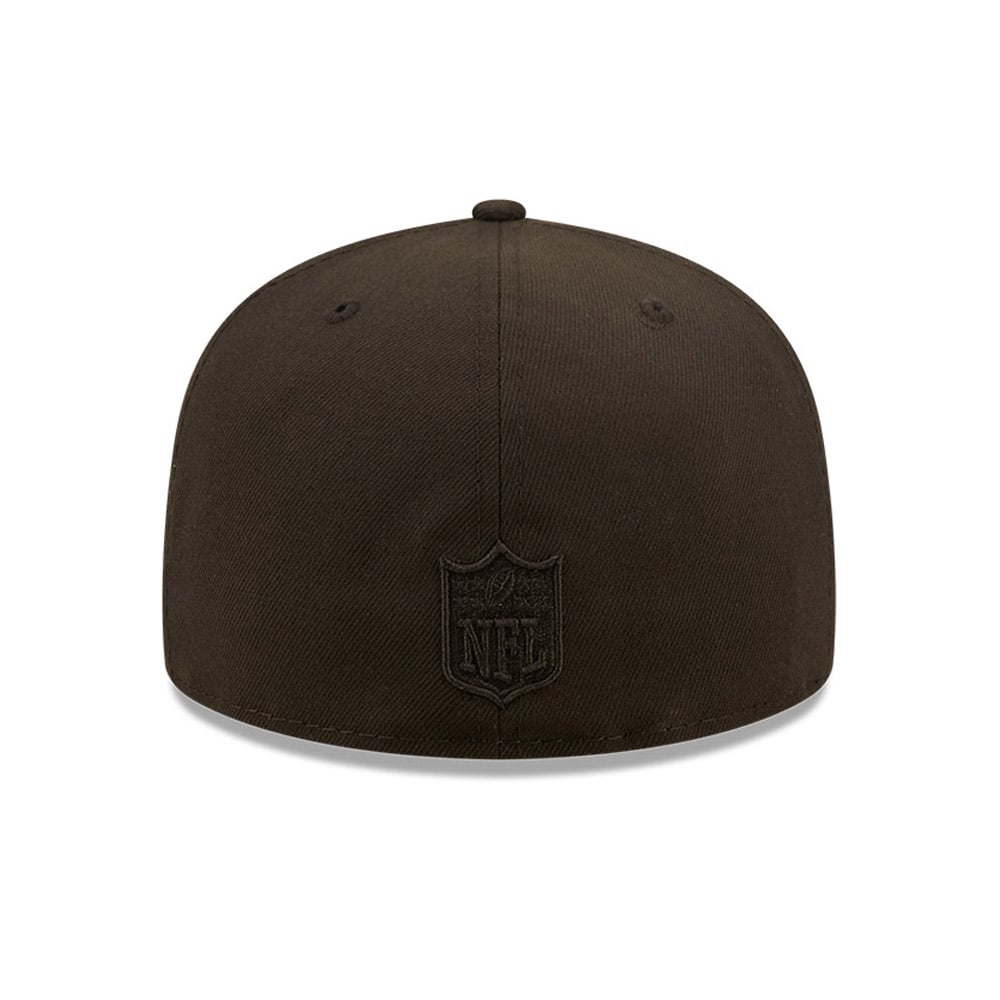 Logotipo de Green Bay Packers NFL característica gorra negra 59FIFTY
