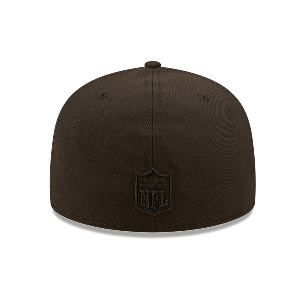 El logotipo de jacksonville Jaguars NFL presenta una gorra negra 59FIFTY
