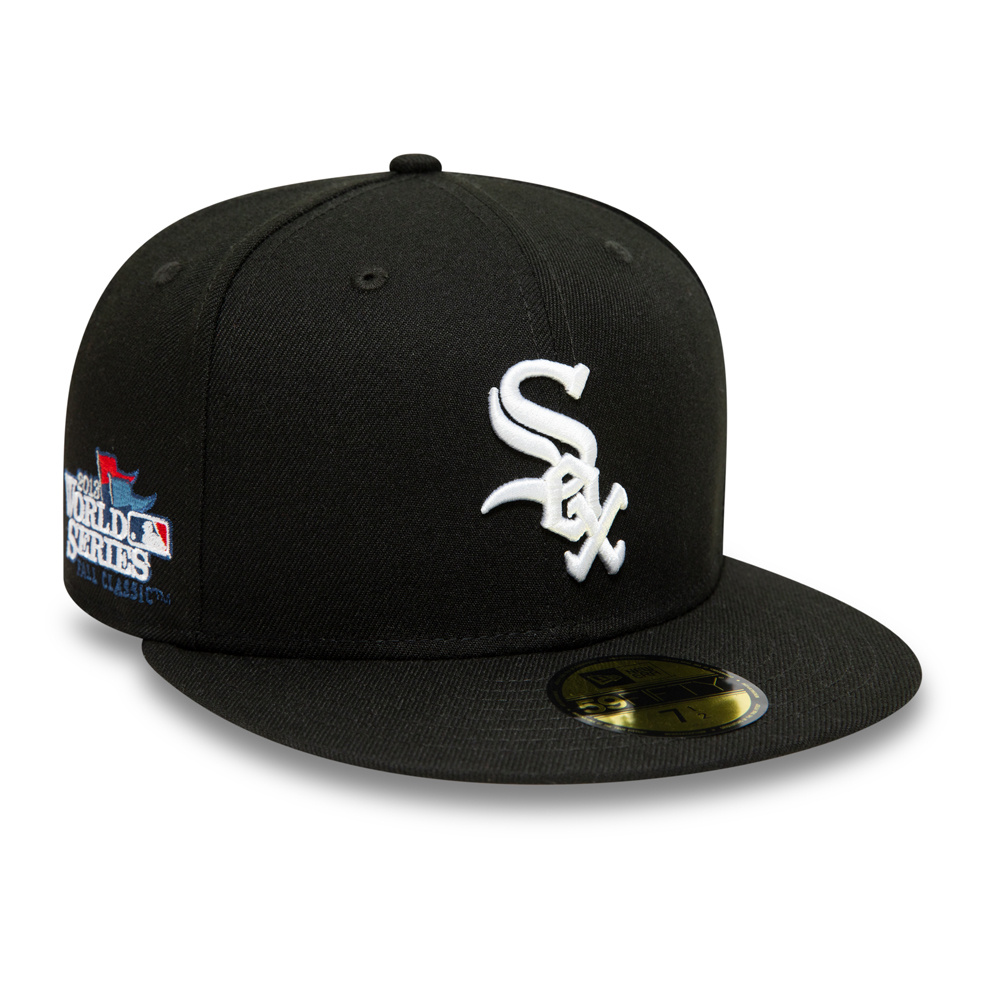 Chicago White Sox Retro Sports Black 59FIFTY Fitted Cap