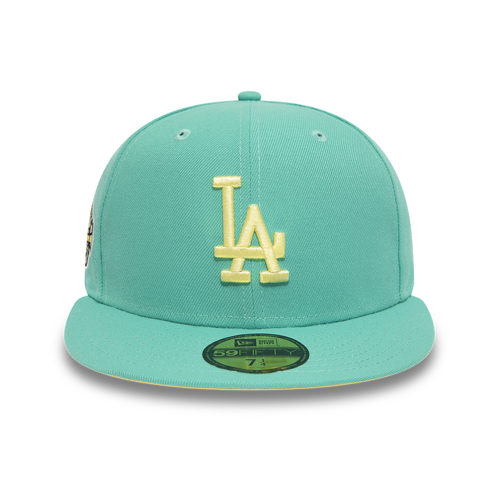 LA Dodgers Pastel Turquoise 59FIFTY Fitted Cap