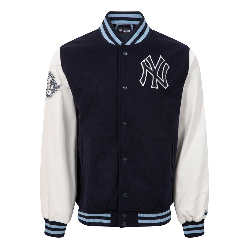 New York Yankees MLB Patch Navy Varsity Jacke