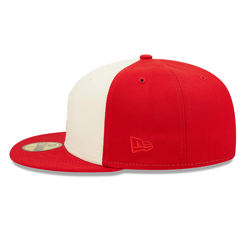 Boston Red Sox MLB 2-Tone Red 59FIFTY Fitted Cap