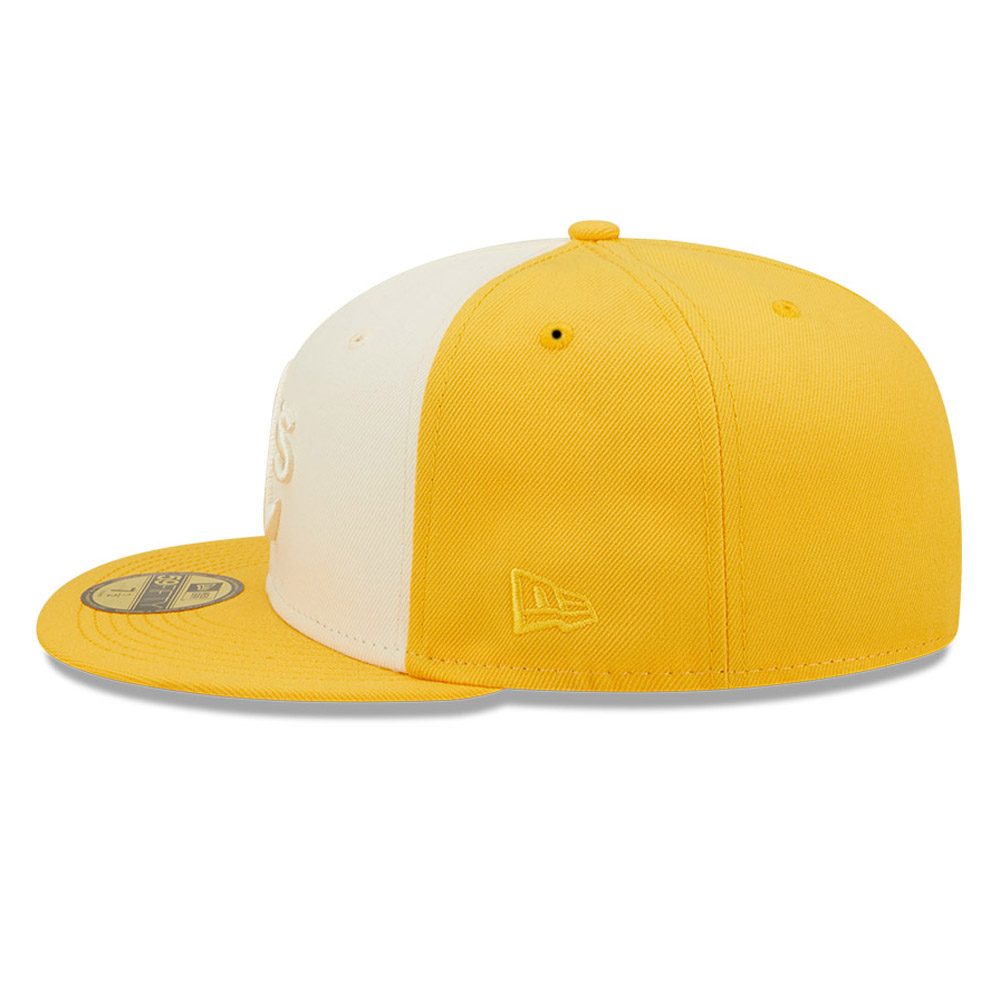 Oakland Athletics MLB 2-Tone Yellow 59FIFTY Fitted Cap