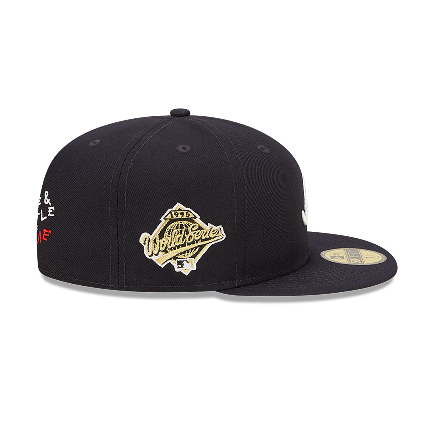 Atlanta Braves Team Heart Blue 59FIFTY Fitted Cap