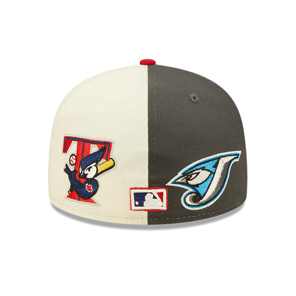 Blaue Toronto Blue Jays MLB Logo Pinwheel 59FIFTY Fitted Cap