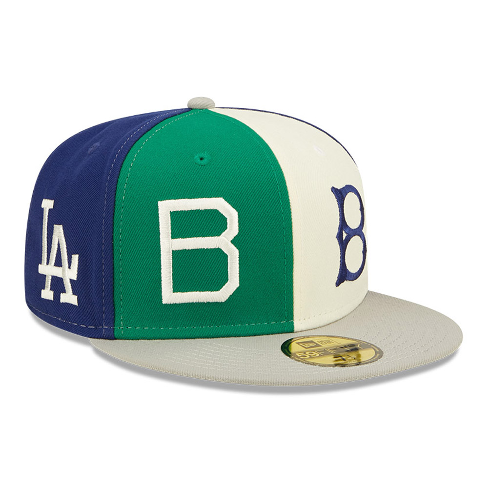 LA Dodgers MLB Logo Pinwheel 59FIFTY Fitted Cap