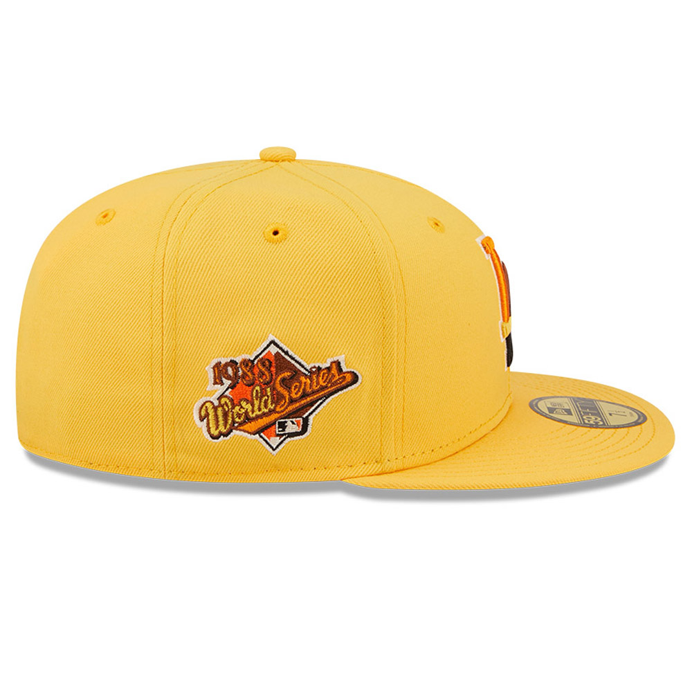 LA Dodgers MLB Butterfly Yellow 59FIFTY Fitted Cap