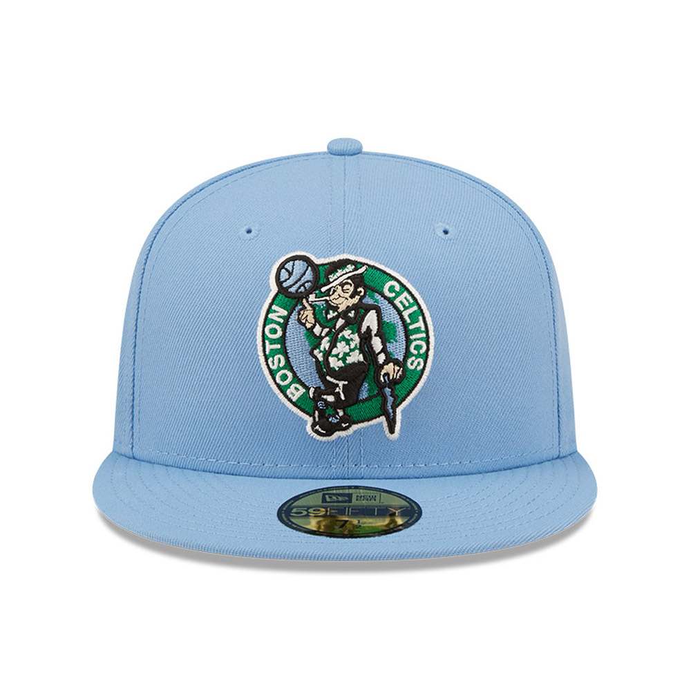 Boston Celtics NBA Global Blue 59FIFTY Fitted Cap