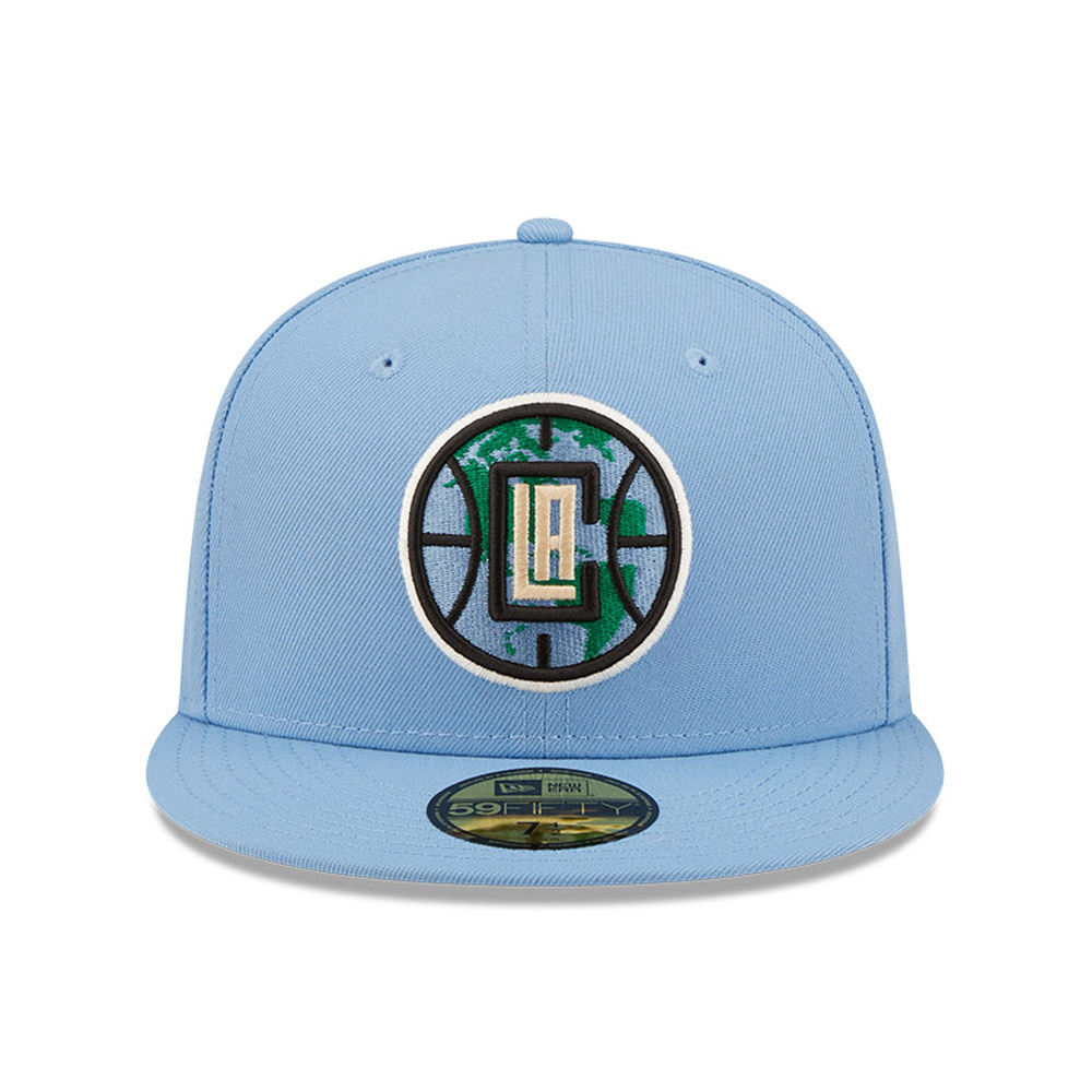 LA Clippers NBA Global Blue 59FIFTY Fitted Cap