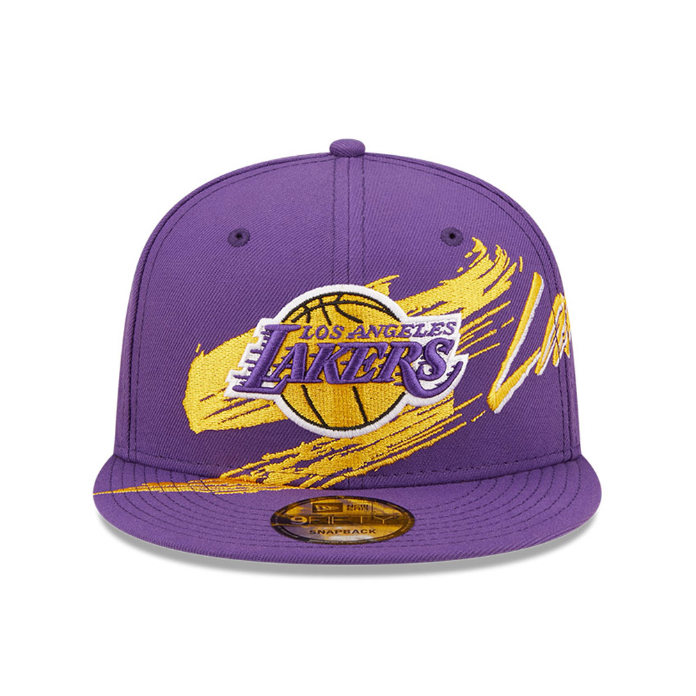LA Lakers NBA Sweep Purple 9FIFTY Snapback Cap