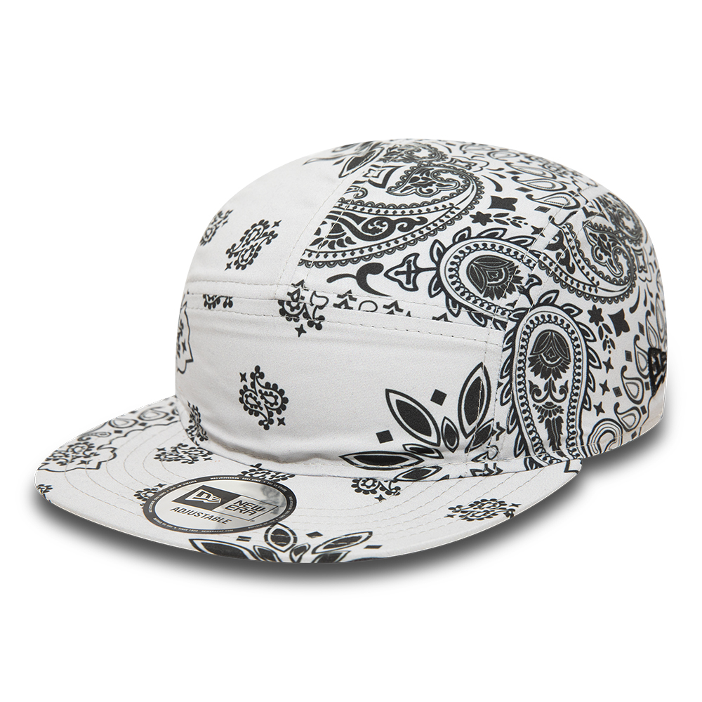 New Era Paisely White Reversible Camper Cap