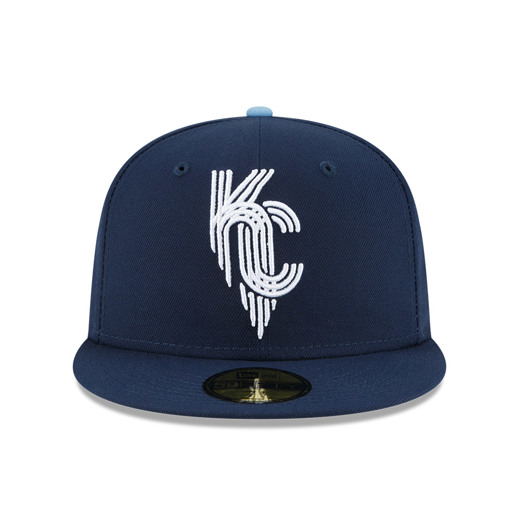 Cappellino 59FIFTY Kansas City Royals MLB City Connect Blu Navy