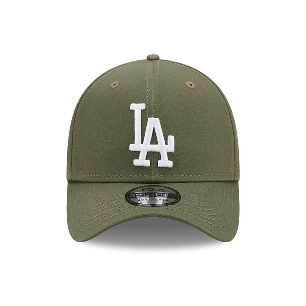 LA Dodgers League Essential Green 39THIRTY Stretch Fit Cap