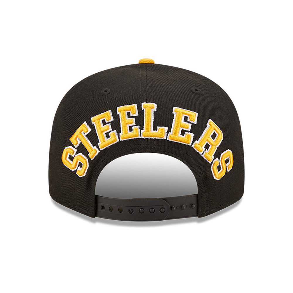 Pittsburgh Steelers Team Arch Black 9FIFTY Snapback Cap