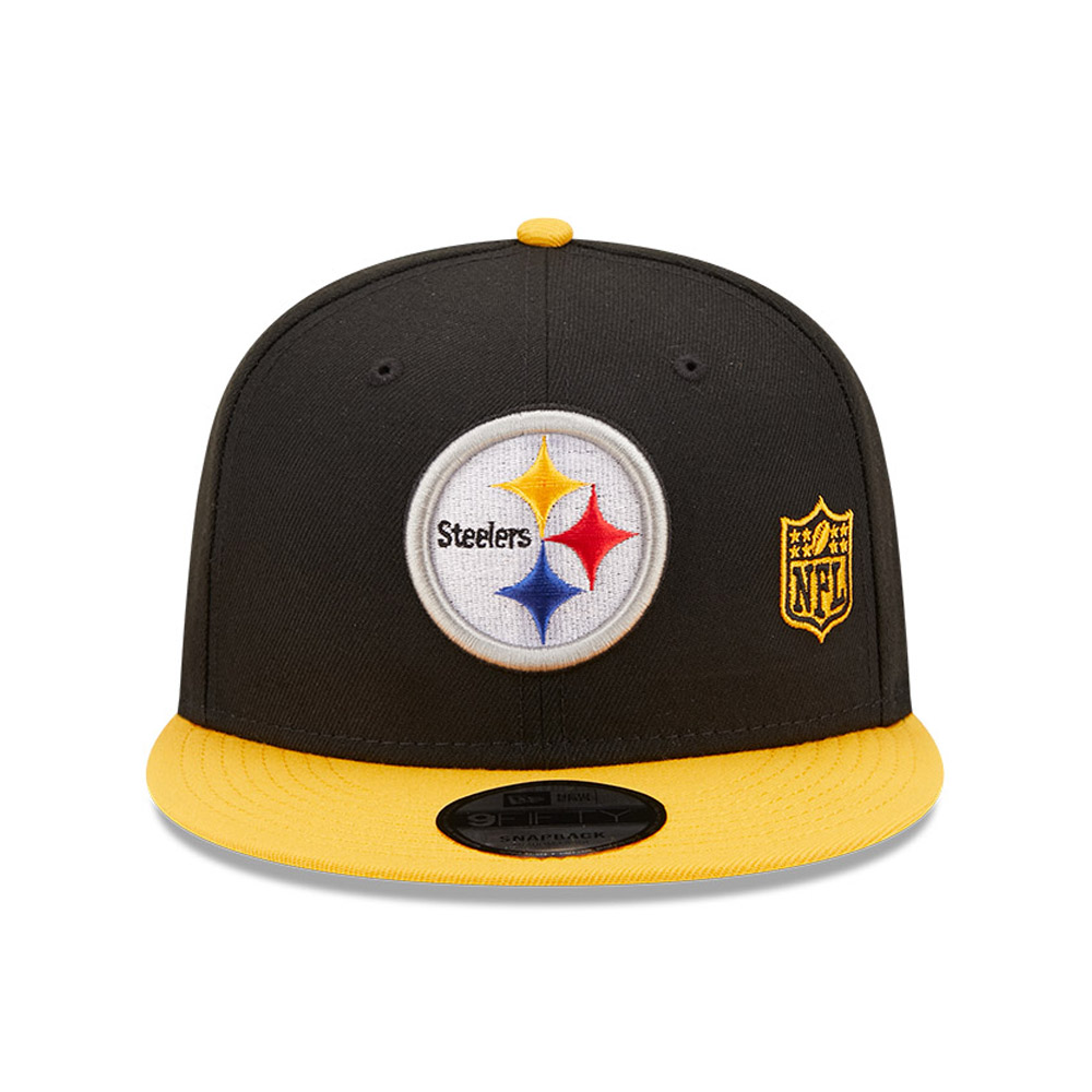 Pittsburgh Steelers Team Arch Black 9FIFTY Snapback Cap