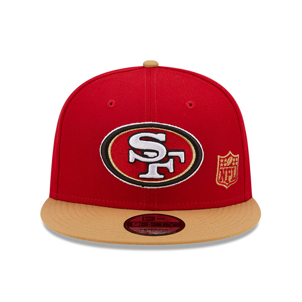 San Francisco 49ers Team Arch Red 9FIFTY Snapback Cap
