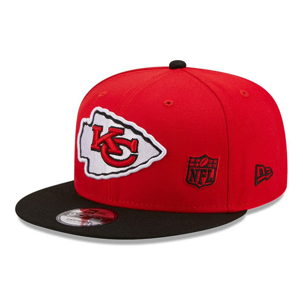 Kansas City Chiefs Team Arch Red 9FIFTY Snapback Cap