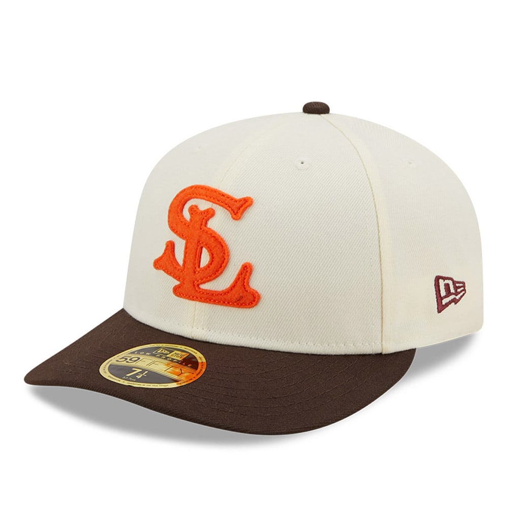 Casquette 59FIFTY Low Profile Blanc St. Louis Browns Cooperstown Patch
