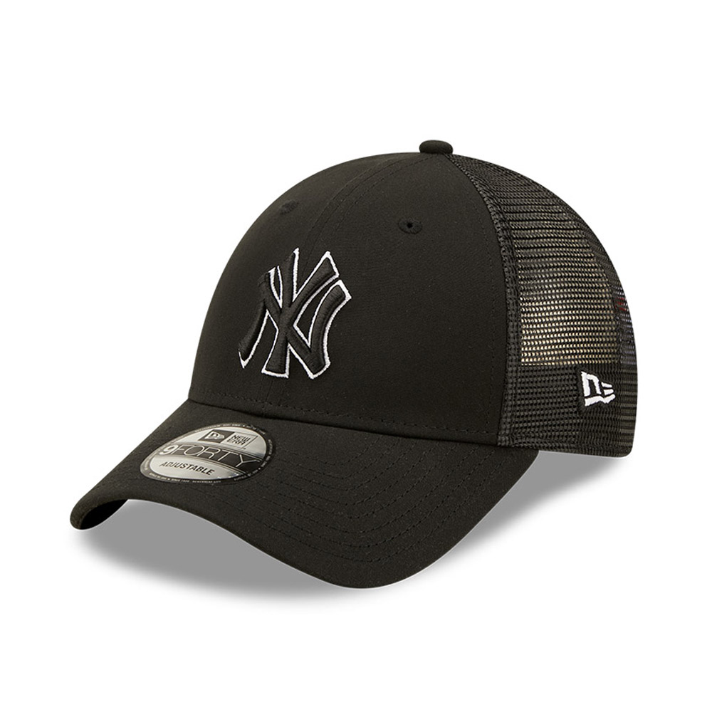 New York Yankees Home Field Black 9FORTY Trucker Cap
