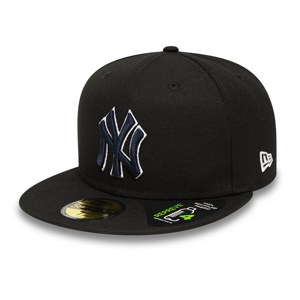 New Era 60240415 New York Yankees black repreve 59fifty cap