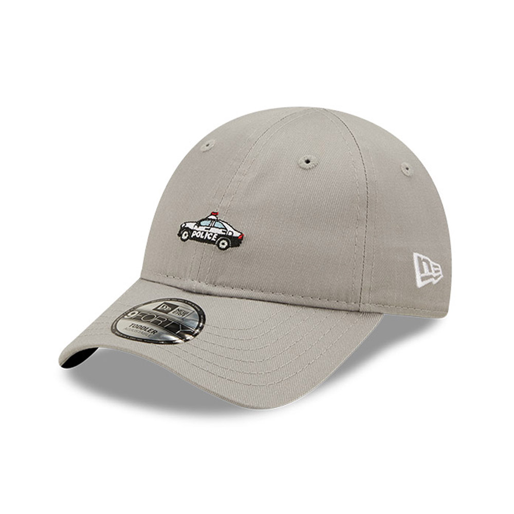 New Era Police Car Icon Toddler Grey 9FORTY Adjustable Cap