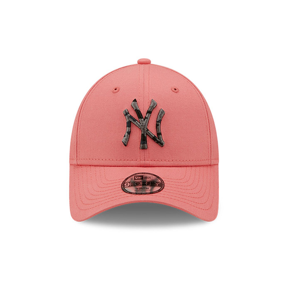 New York Yankees Camo Infill Kids Pink 9FORTY Adjustable Cap